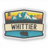 Whittier, Alaska Sticker (Voorkant)