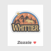 Whittier, Alaska Sticker (Vel)