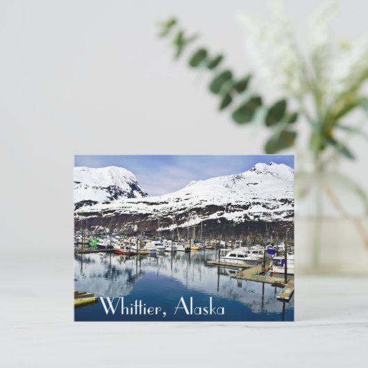 Whittier, Alaska, VS Briefkaart (Staand voorkant)