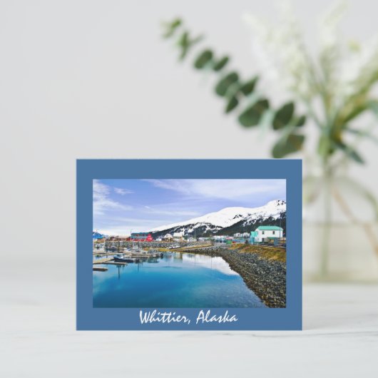 Whittier, Alaska, VS Briefkaart (Staand voorkant)