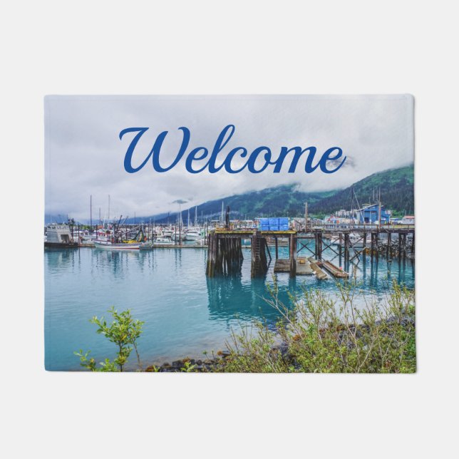 Whittier Alaska Welkom Doormat Deurmat (Voorkant)