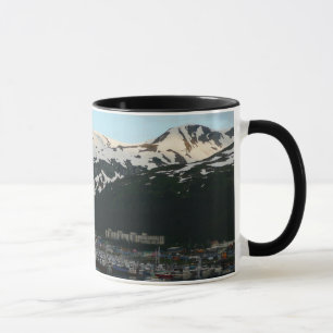 Whittier bij schemering Schitterende Alaska fotogr Mok