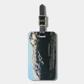 Whittier bij Schilderachtig Alaska-fotografie in D Bagagelabel (Voorkant verticaal)