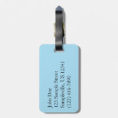 Whittier bij Schilderachtig Alaska-fotografie in D Bagagelabel (Achterkant verticaal)