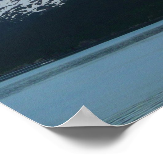 Whittier bij Schilderachtig Alaska-fotografie in D Poster (Hoek)