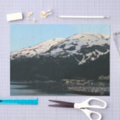 Whittier bij Schilderachtig Alaska-fotografie in D Tissuepapier (Craft)