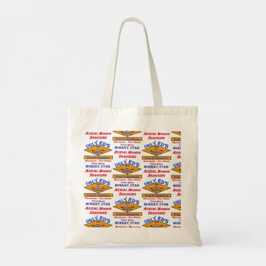 Whittier Bullet Train Aerial Mormon Snagging Tote Bag (Achterkant)