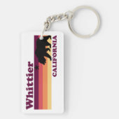 Whittier Californië Sleutelhanger (achterkant)