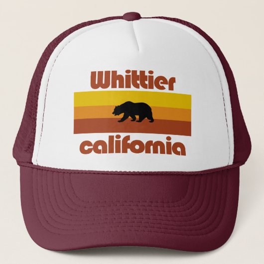 Whittier, Californië Trucker Pet (Voorkant)