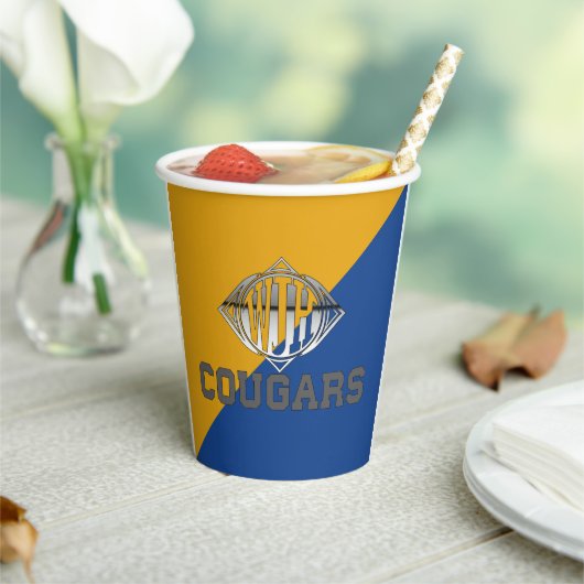 Whittier Jr High Party Paper cup Papieren Bekers (Insitu)