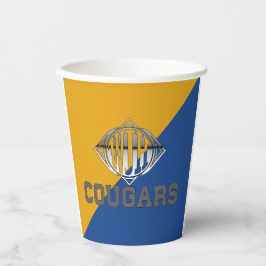 Whittier Jr High Party Paper cup Papieren Bekers (Voorkant)
