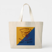 Whittier Jr High SchoolTote Bag Grote Tote Bag (Achterkant)
