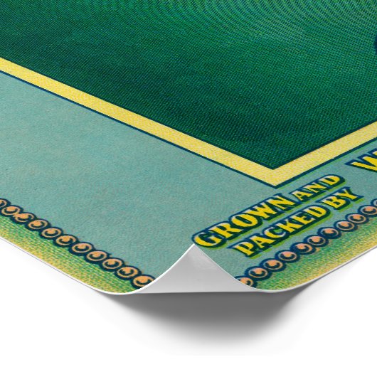 Whittier Lemon LabelWhittier, CA Poster (Hoek)