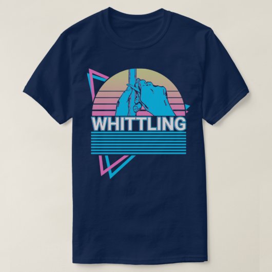 Whittling Whittler Retro T-shirt (Design voorkant)
