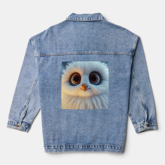 Whitty-Birdy-Cute Denim Jacket (Achterkant)