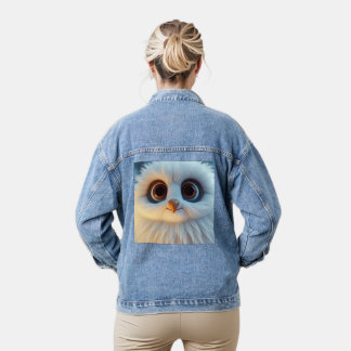 Whitty-Birdy-Schattig Denim Jacket