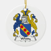 Whitty Family Crest Keramisch Ornament (Voorkant)