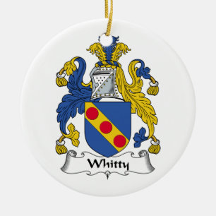 Whitty Family Crest Keramisch Ornament