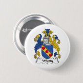 Whitty Family Crest Ronde Button 5,7 Cm (Voorkant /achterkant)