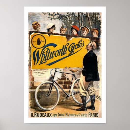 Whitworth Cycles Poster (Voorkant)