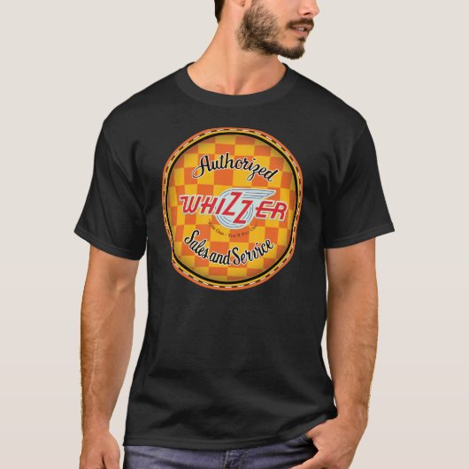  Whizzer verkoop- en serviceteken T-shirt (Voorkant)