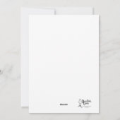 Whizzing By - Kaart met kerst (Achterkant)