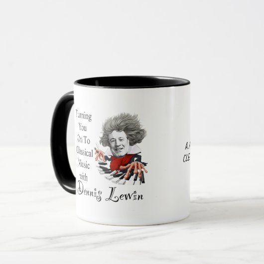 WHK zet u aan klassieke muziek BLK Mok (Voorkant links)