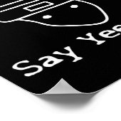 Who All Seen A Leprechaun' Funny St Patricks Day  Poster (Hoek)