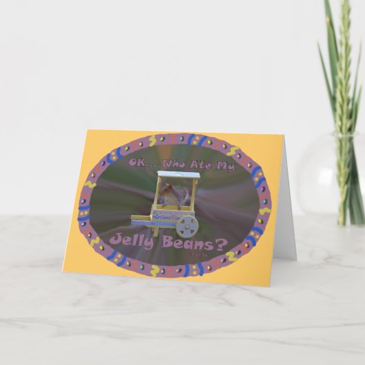 Who at Mijn Bonen van de Gelei? Feestdagen Kaart (Voorkant)