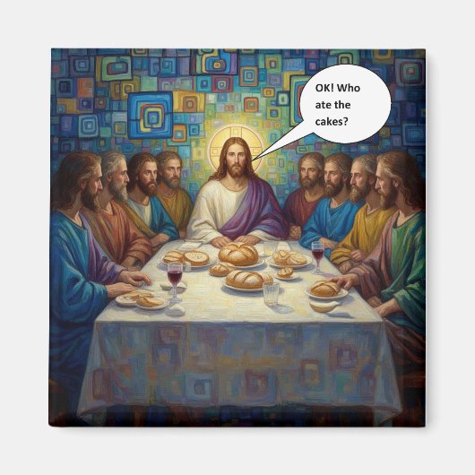 Who ate the cakes magneet (Voorkant)