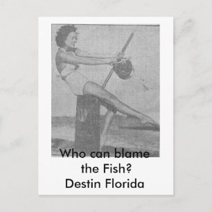 Who_can_fail_the_fish Destin Briefkaart