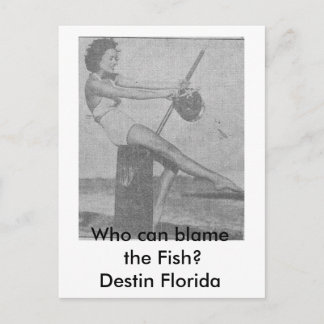 Who_can_fail_the_fish Destin Briefkaart