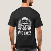 Who Cares Typography T-Shirt (Achterkant)