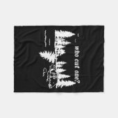 Who Cut One_ Funny Design  Fleece Deken (Voorkant (Horizontaal))