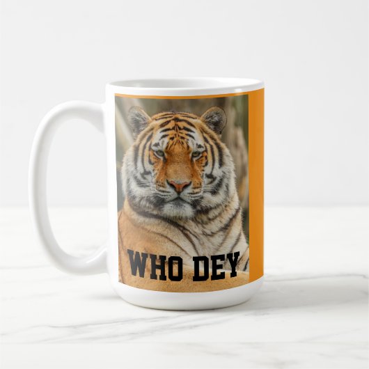 WHO DEY BENGAL TIJGER KOFFIE MOK (Links)