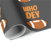 WHO DEY FOOTBALL CHRISTMAS CADEAUPAPIER (Rol Hoek)