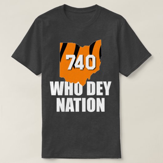 Who Dey Nation T-shirt (Design voorkant)