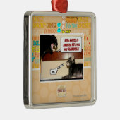 Who durft wekt me? metalen ornament (Rechts)