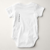 Who Farted Baby Outfit Funny Golf Dad Joke Romper (Achterkant)