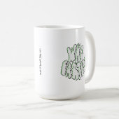 Who Farted Coffee Mug Funny Golf Dad Humor Koffiemok (Voorkant rechts)