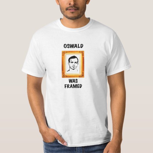 Who Framed Oswald T-shirt (Voorkant)