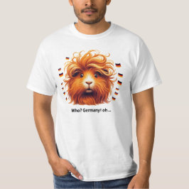 "Who?Germany! Oh..." Lustiges Meme-Meerschweinchen T-shirt