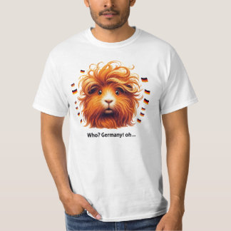 "Who?Germany! Oh..." Lustiges Meme-Meerschweinchen T-shirt