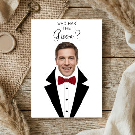 Who Has The Groom Scratch Off Game Bridal Shower T Bedankkaart