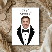 Who Has The Groom Scratch Off Game Bridal Shower T Bedankkaart