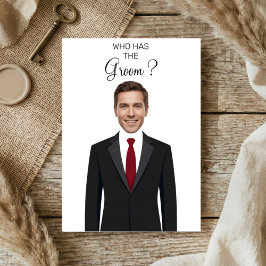 Who Has The Groom Scratch Off Game Bridal Shower T Bedankkaart