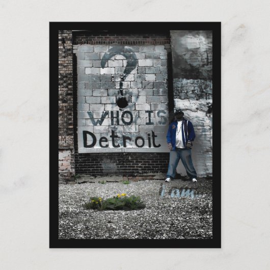 Who is Detroit Briefkaart (Voorkant)