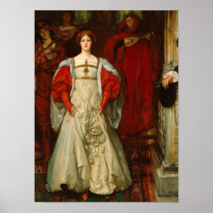 Who is Sylvia, 1896-1900 by Edwin Austin Abbey Poster