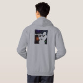 Who is this clarinet man? hoodie (Achterkant volledig)