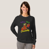 Who Is Your Crawdaddy Crawfish Mardi Gras Festival T-shirt (Voorkant volledig)